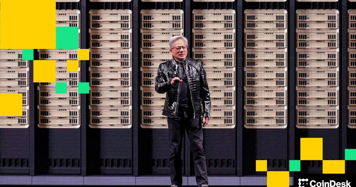 AI-linked crypto tokens surge as Nvidia's Jensen Huang touts agentic future