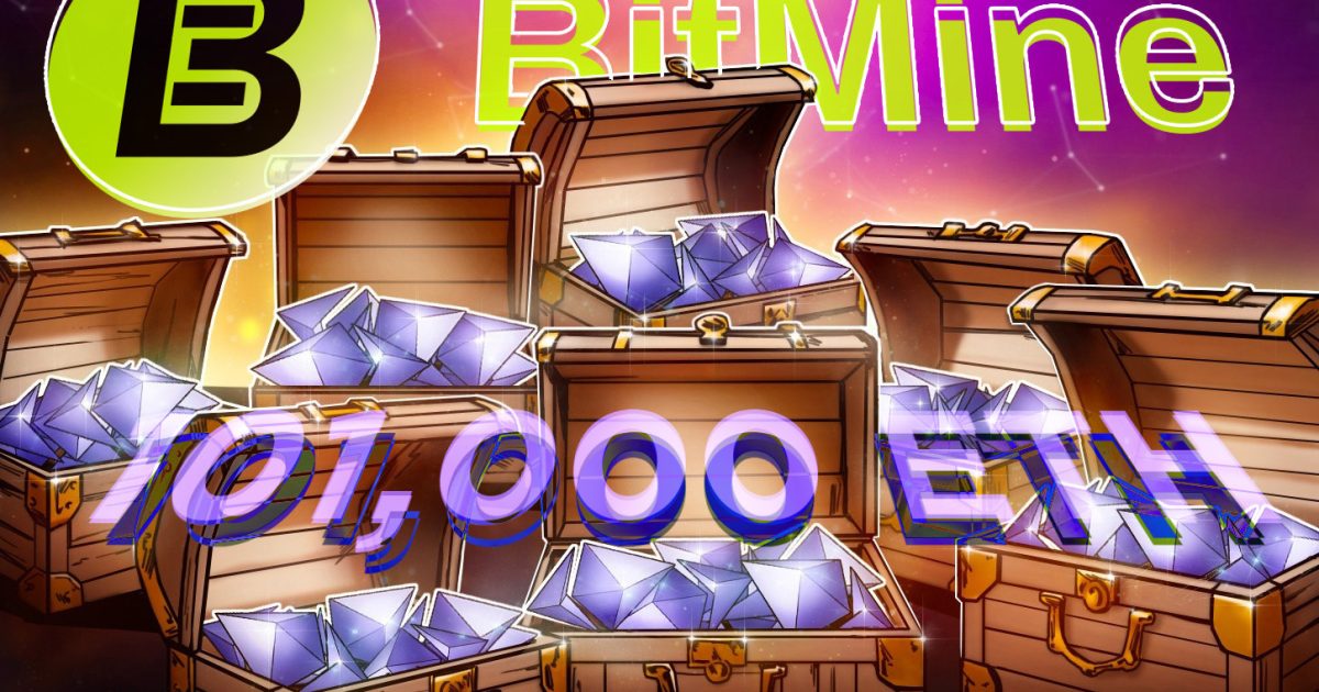 BitMine’s $244M ETH Bet Deepens Losses as Ether Struggles Below $2,500