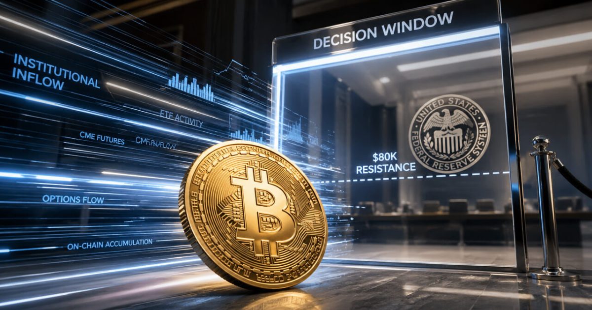 Bitcoin Institutional Inflows Hit $3.7B in Three Weeks, But FOMC Holds the Keys
