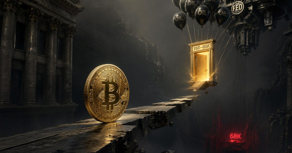 Powell’s Inflation Warning Traps Bitcoin Below $80K Supply Zone
