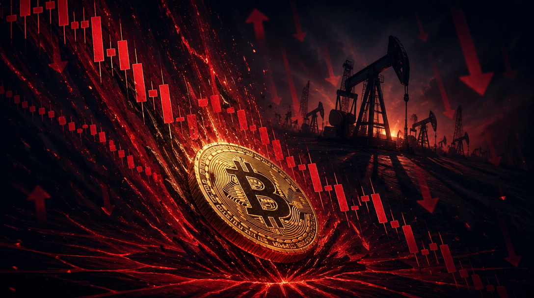 Bitcoin’s Reversal to $77,800 Signals Crypto Selloff Amid Oil Surge