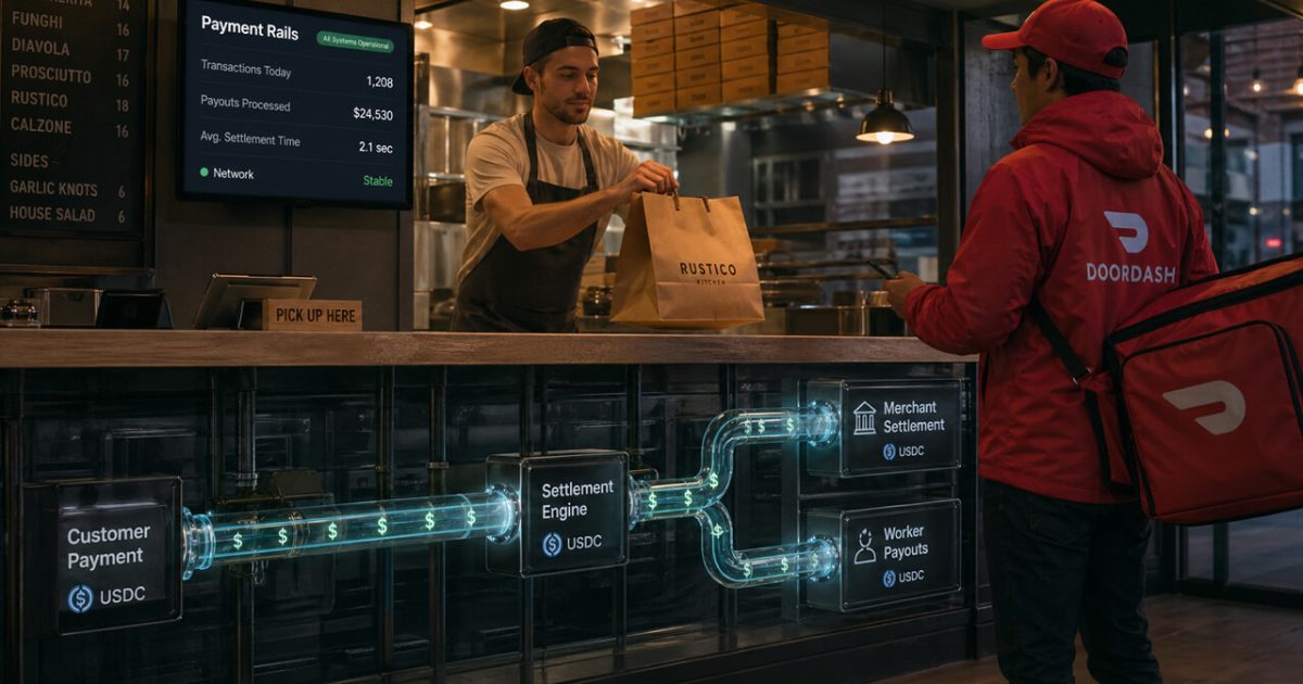 DoorDash’s Integration of Stablecoins Transforms Labor Infrastructure
