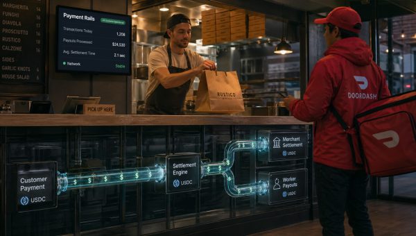 DoorDash’s Integration of Stablecoins Transforms Labor Infrastructure