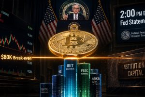 Bitcoin Stalls at $77,800 as Break-Even Holders Test Fed Decision Conviction