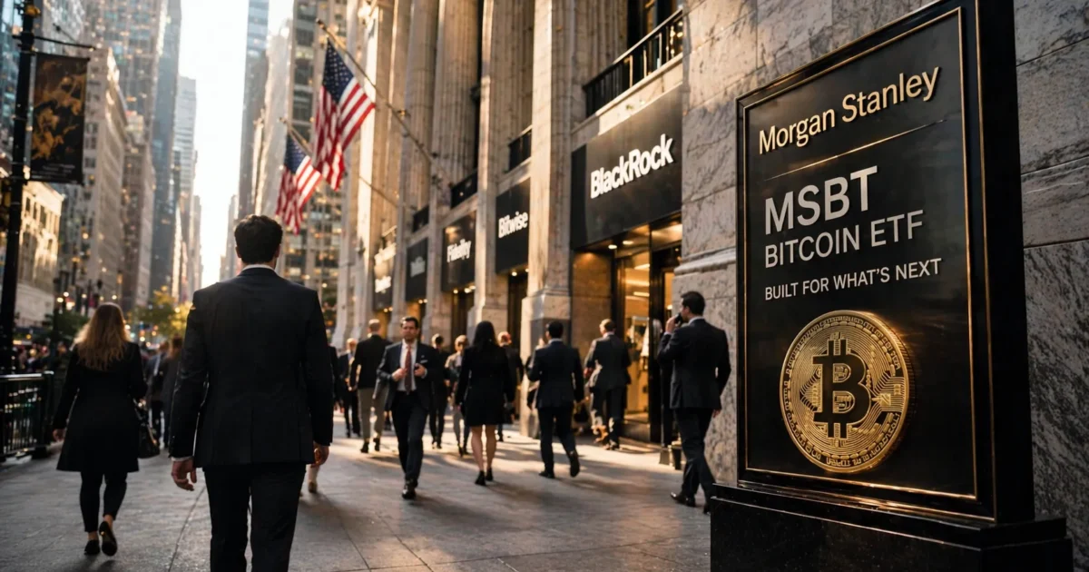Morgan Stanley’s $116M Bitcoin ETF debut is tiny next to $1.9T, and that’s why Wall Street will notice