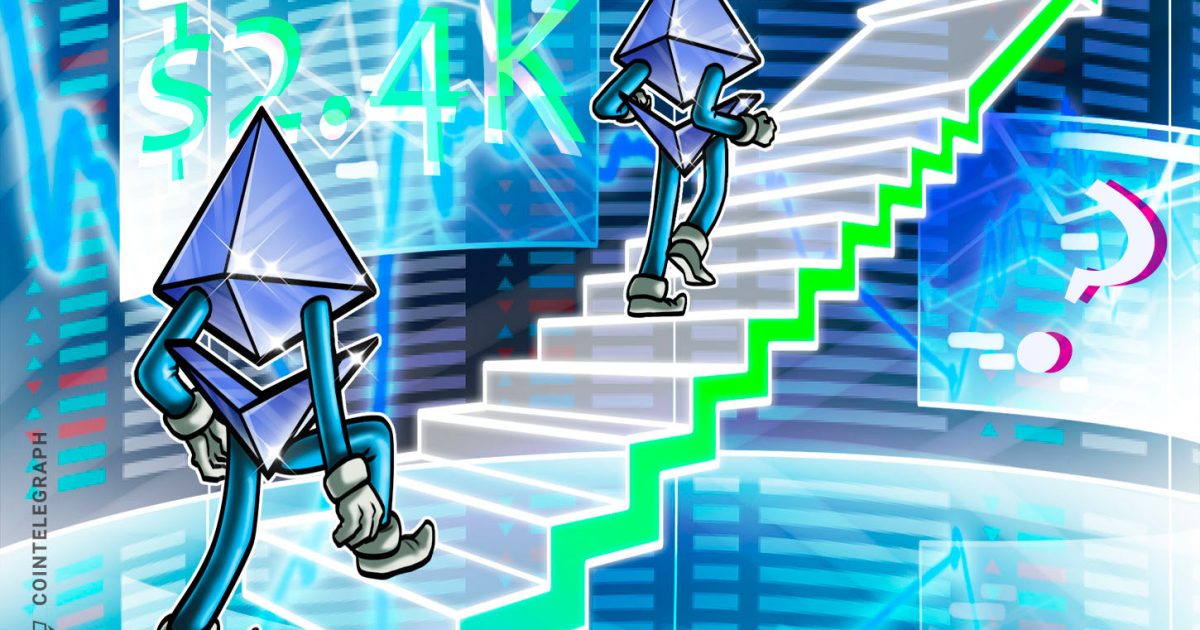 ETH at $2,400 as Whales Accumulate 246K Tokens, Rally to $3,500 Eyed
