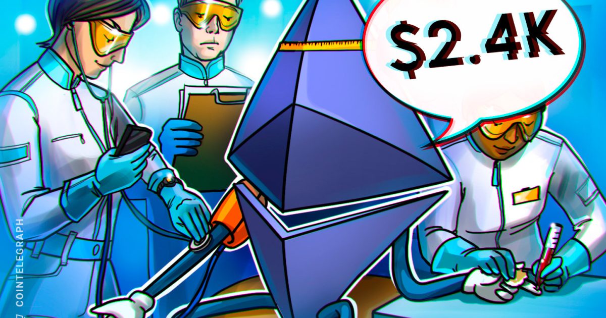ETH Stalls at $2,400 as DApp Revenue Collapses 49% in Six Months