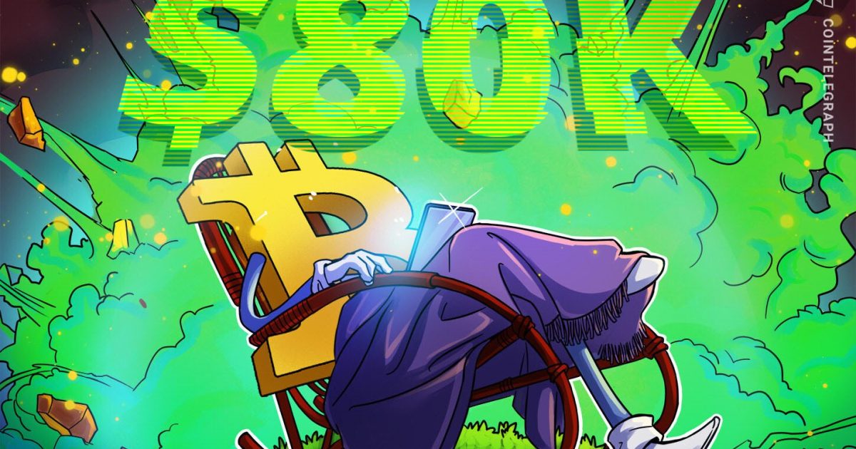 Bitcoin ETFs Absorb $1B in Two Days as BTC Breaks $80K
