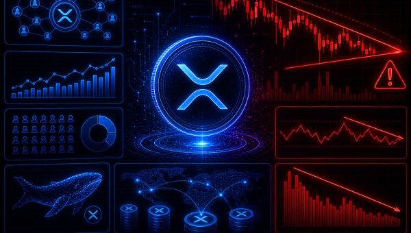 XRP’s On-Chain Accumulation Clashes With Bearish Technical Squeeze