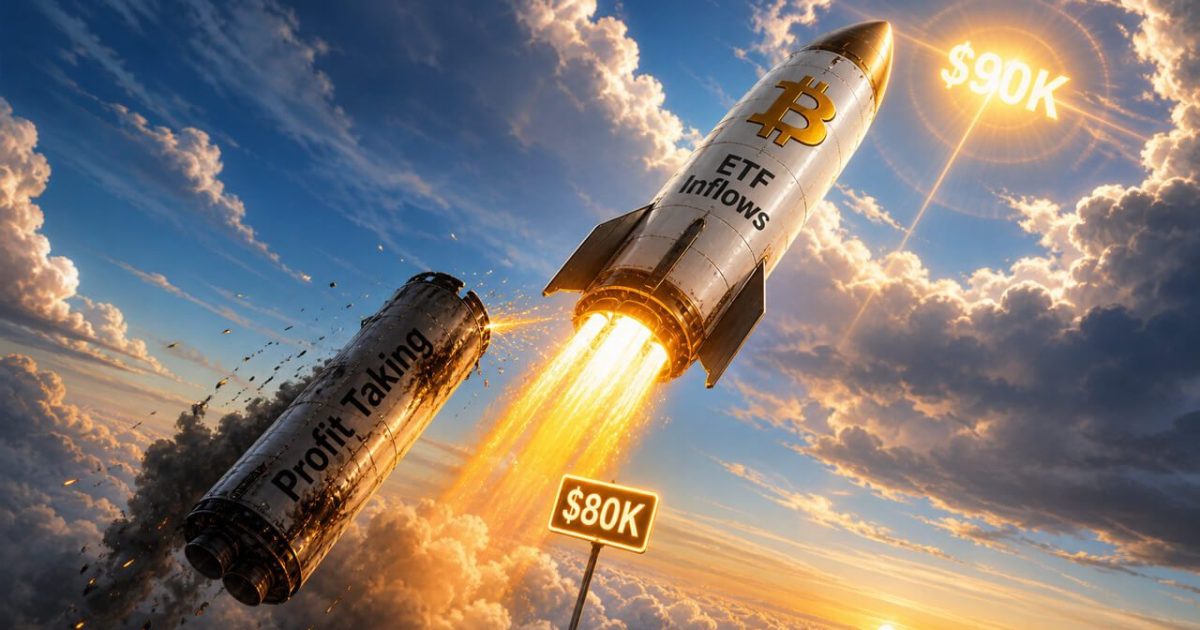 Bitcoin Breaks $80K as ETF Inflows Absorb $209M Hourly Profit-Taking