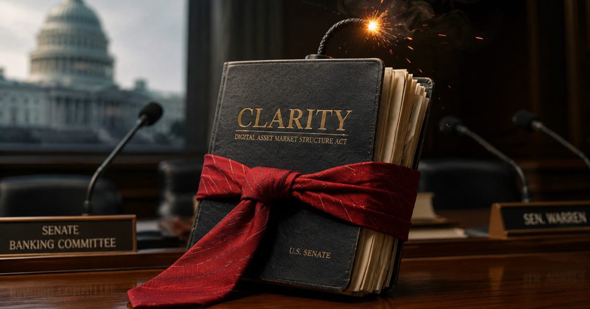 CLARITY Act Markup Collapses Over Trump Ethics Language, Stalling Crypto Regulation Push
