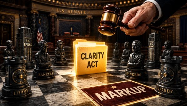 Banking Lobby Blocks CLARITY Act Over Stablecoin Yield Loophole Fears