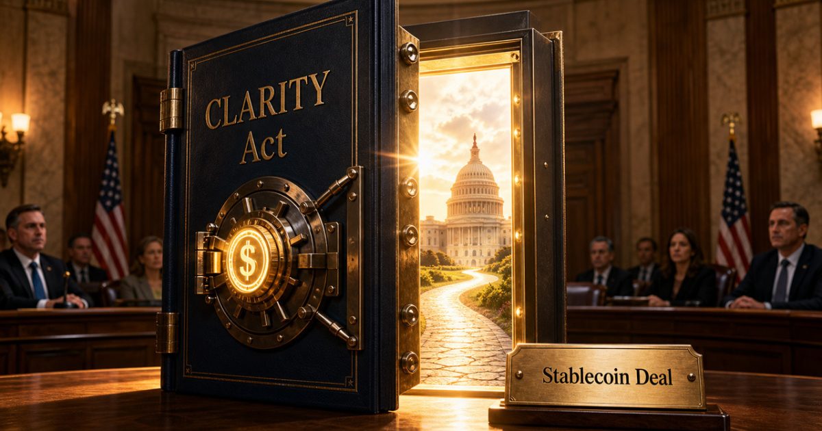 CLARITY Act Stablecoin Deal Clears Senate Hurdle, Banking Lobby Signals New Fight