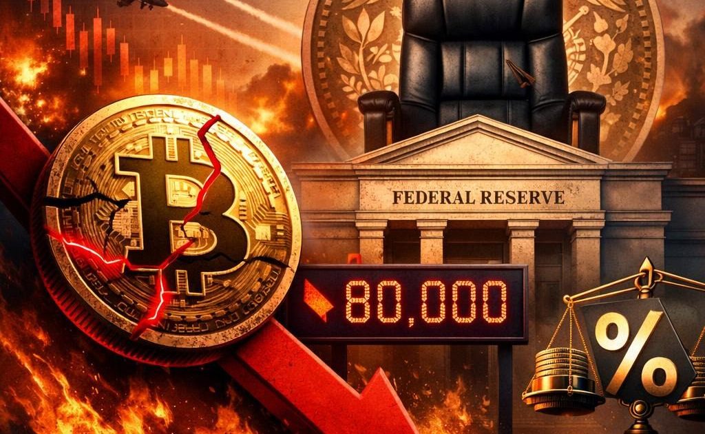 Warsh’s Fed Confirmation Breaks Bitcoin Below $80K—Rate Cut Odds Shift