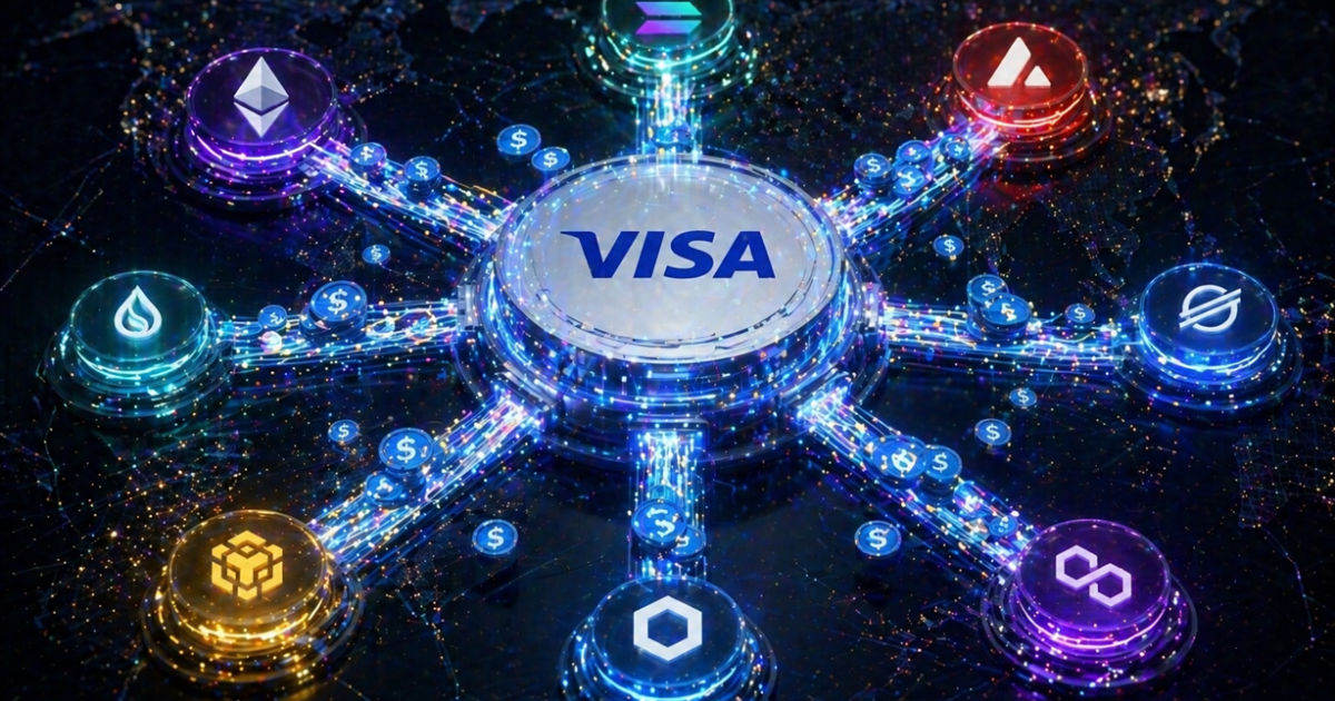 Visa’s Stablecoin Pilot Hits $7B Run Rate Across 9 Blockchains