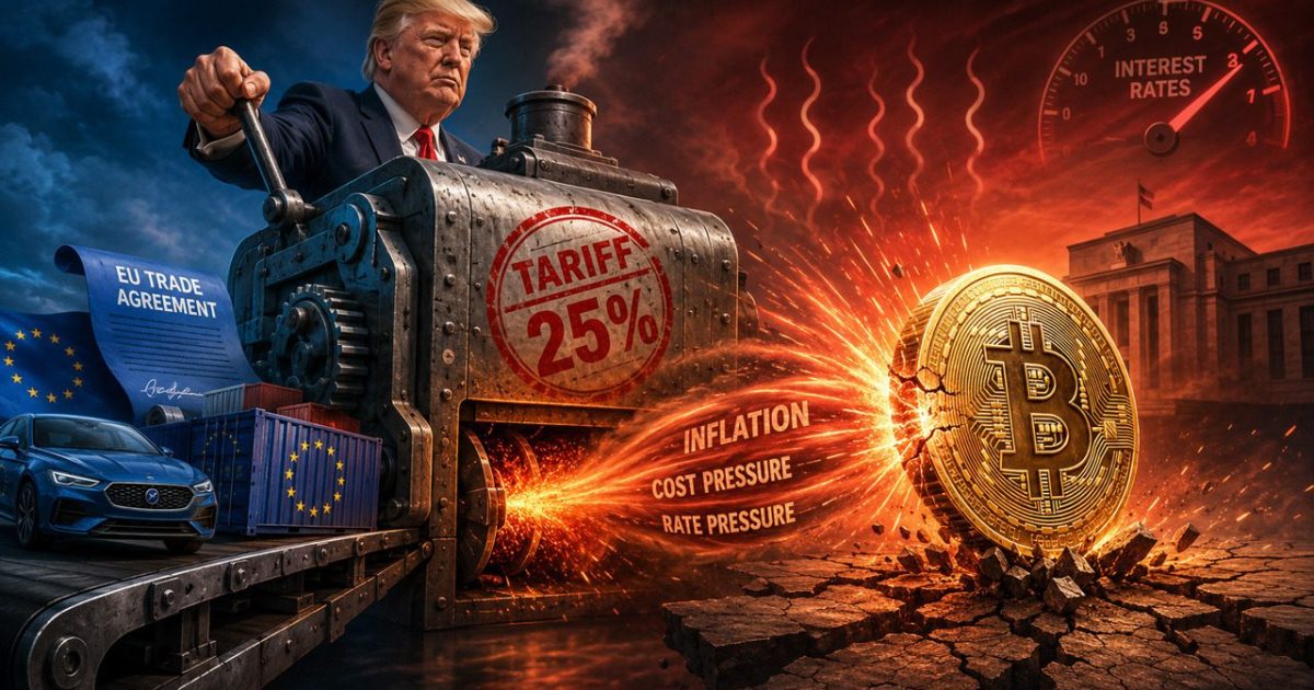 Trump’s 25% Auto Tariff Threat Reshapes Bitcoin’s Fed Policy Backdrop