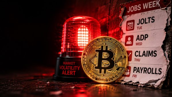 Bitcoin Braces for JOLTS Test as Fed Policy Dominates Price Action