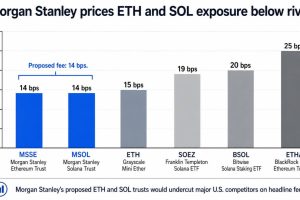 Morgan Stanley Files Ethereum and Solana ETFs at 0.14% Fee