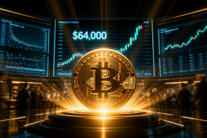 Bitcoin Tops $64K on ETF Inflows, Peace Deal Optimism