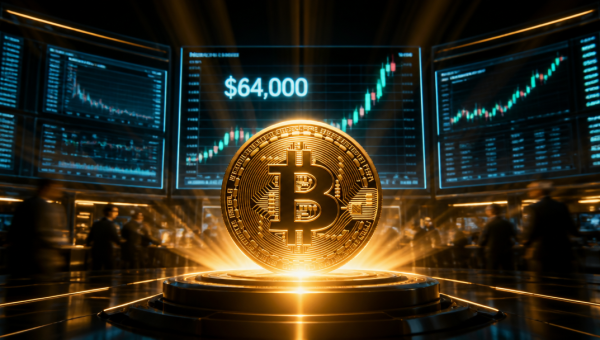 Bitcoin Tops $64K on ETF Inflows, Peace Deal Optimism