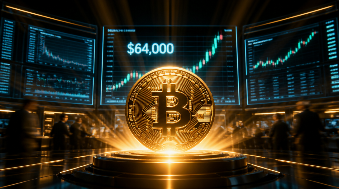 Bitcoin Tops $64K on ETF Inflows, Peace Deal Optimism