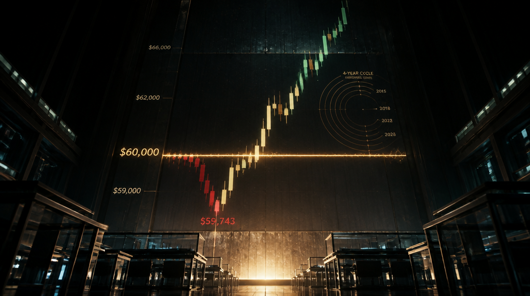 Armstrong Says Bitcoin Likely Bottomed at $60K