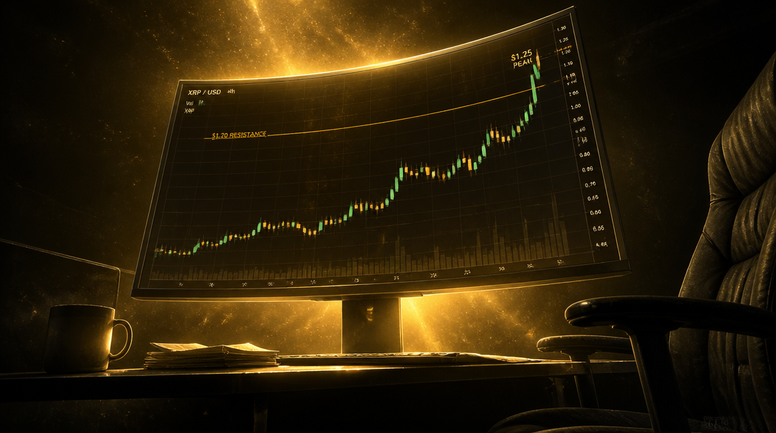 XRP breaks $1.20, hits $1.25 before profit-taking stalls rally