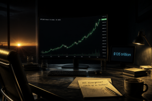 Bitcoin trades below peak as M2 liquidity hits $135 trillion record