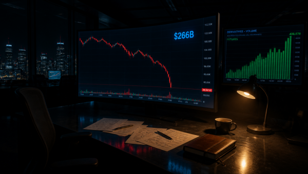 Altcoin spot selling hits $266B as crypto capital rotates to derivatives