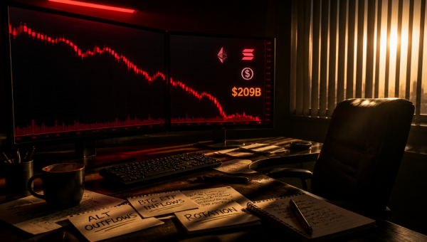 Altcoins Face $209B Selling Pressure, CryptoQuant Data Shows