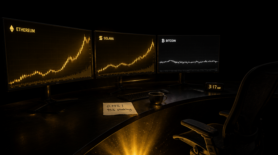 Morgan Stanley Ethereum, Solana ETFs Set 0.14% Fee in Staking War