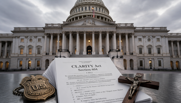 Law Enforcement, Catholic Leaders Oppose CLARITY Act Developer Exemption