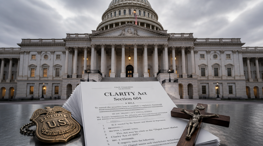 Law Enforcement, Catholic Leaders Oppose CLARITY Act Developer Exemption