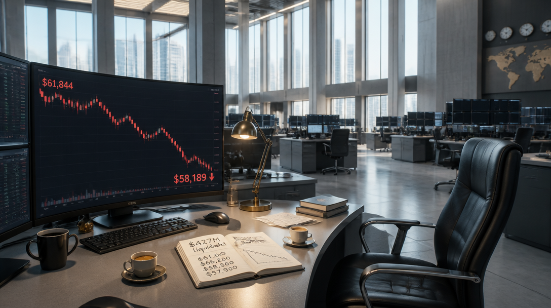 Bitcoin Plunges $3,655 on Sticky Inflation Data, $427M Liquidated