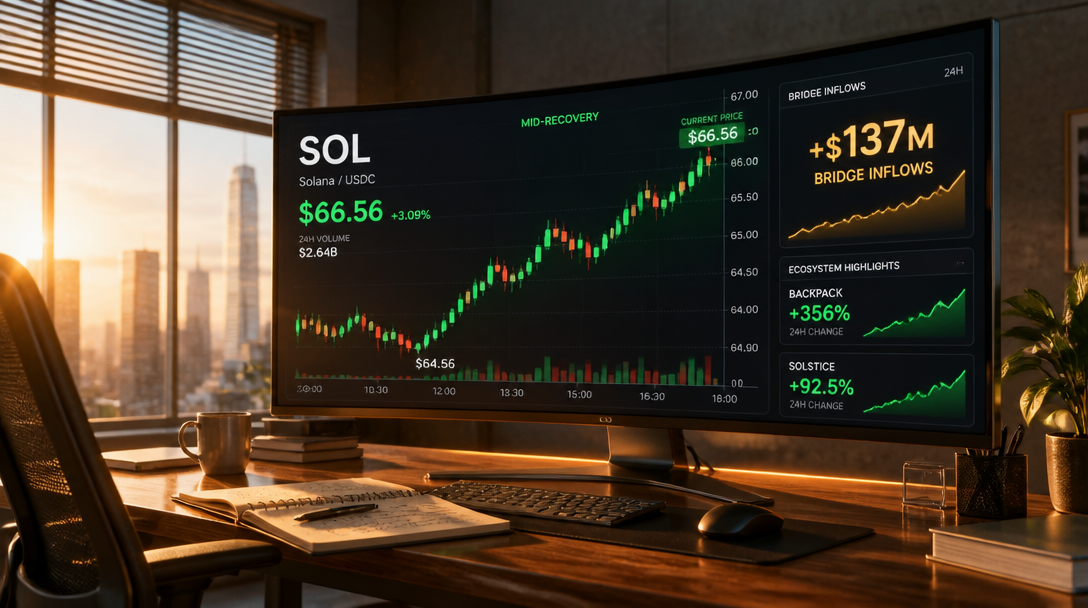 Solana Ecosystem Tokens Rally as Bridge Inflows Hold Positive