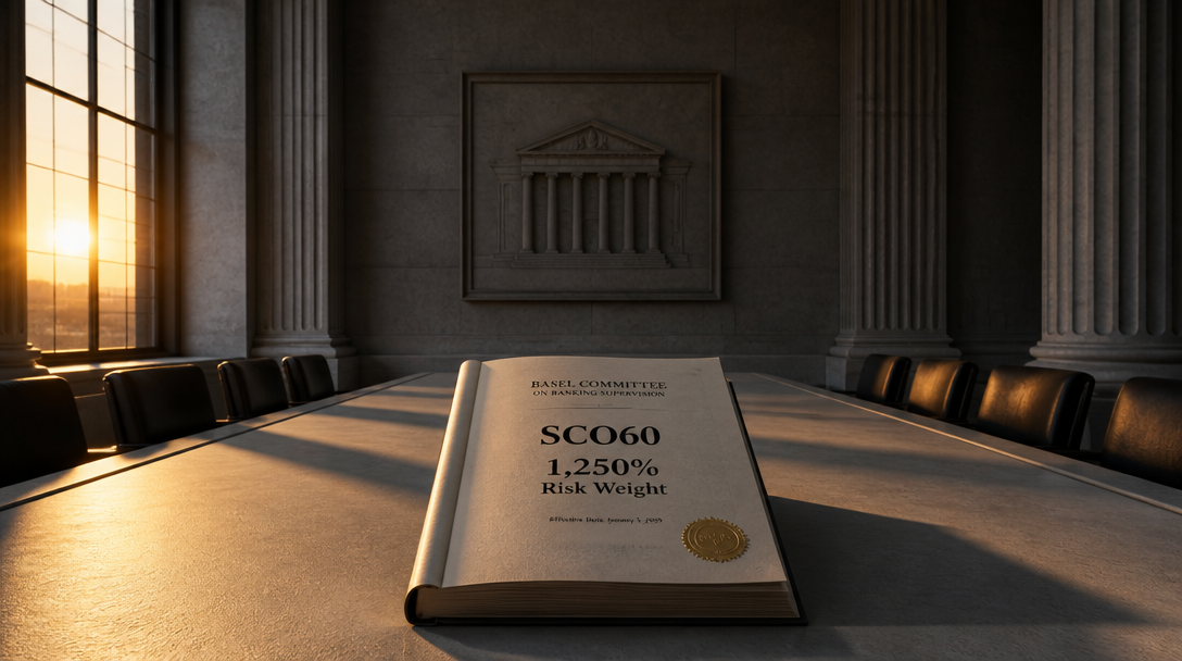 Basel’s 1,250% Rule Blocks Banks From Crypto Despite Legal Green Light