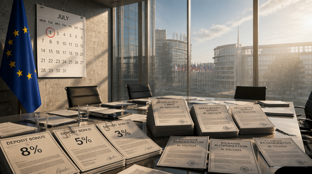 Licensed Exchanges Offer Bonuses as MiCA Deadline Looms July 1