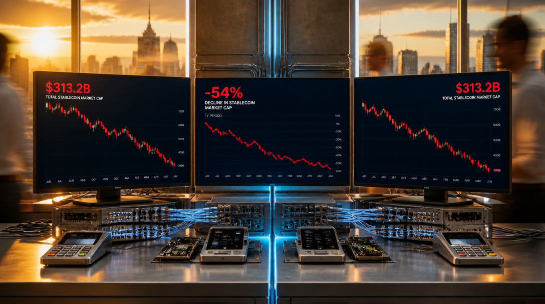 Stablecoin Search Interest Plunges 54% as Market Shifts to Infrastructure
