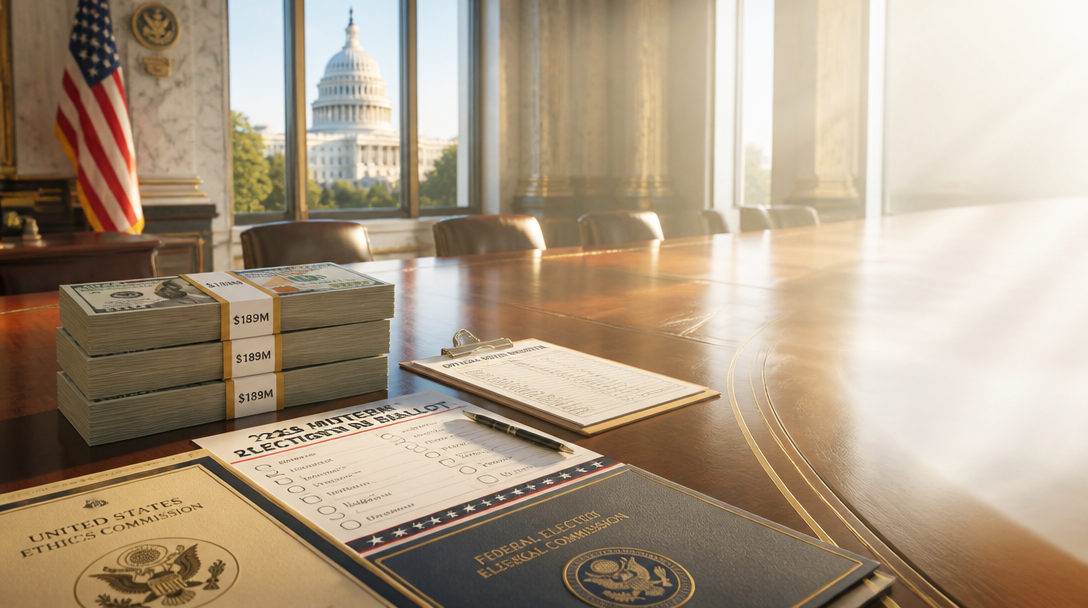 Crypto’s $189M Midterm Blitz Dwarfs 2024 Spending
