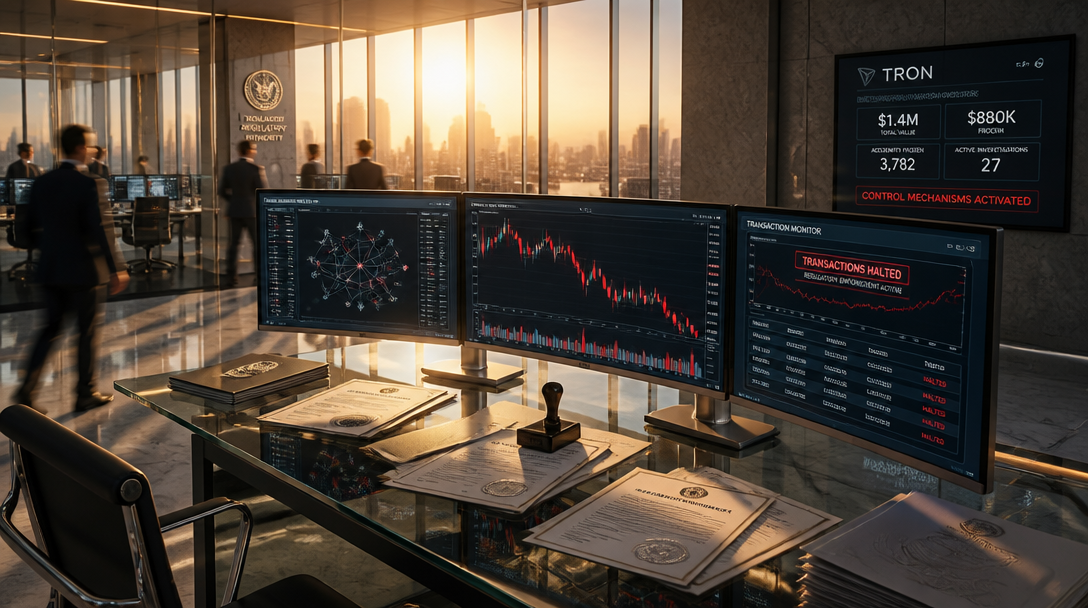 Tether Freezes 131 TRON Addresses After OFAC ISIS-K Update