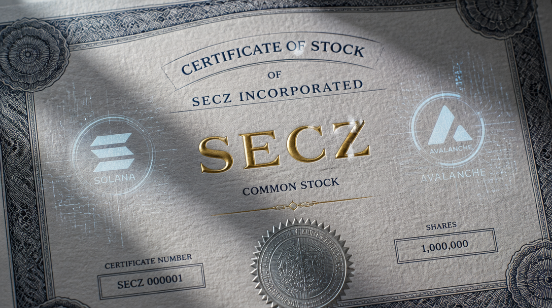 Securitize Tokenizes NYSE Shares on Solana, Avalanche at IPO