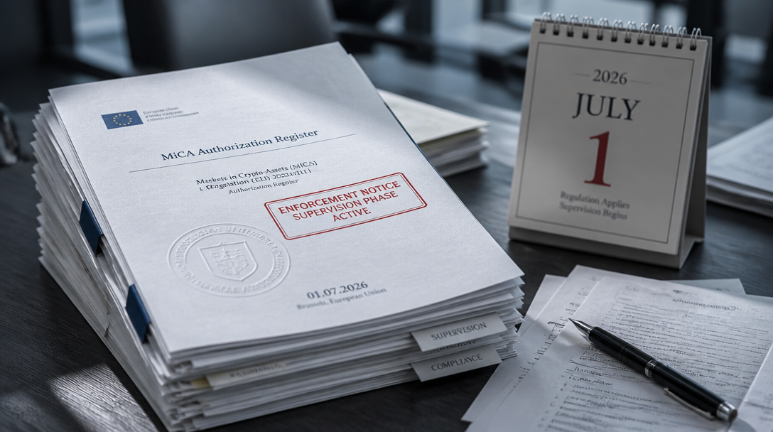 EU Crypto Enforcement Phase Begins as MiCA Transition Ends