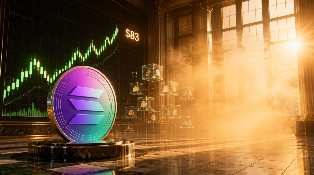 SOL Hits 30-Day High of $83 on Tokenized Assets Surge