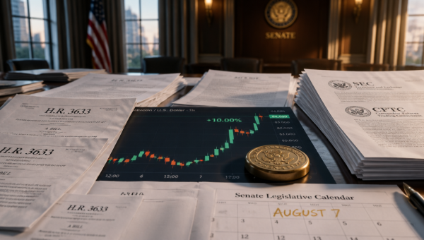 Senate Has 20 Days to Vote on CLARITY Act as Bitcoin Rebounds 10%