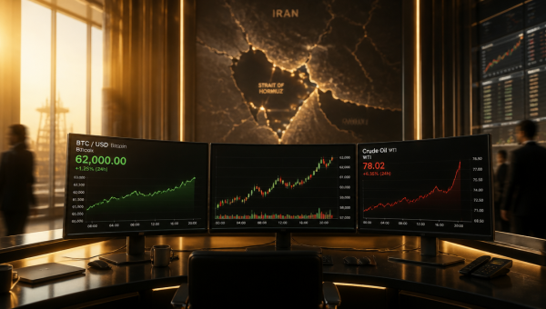Bitcoin Holds $62K as US-Iran Fighting Lifts Oil Prices