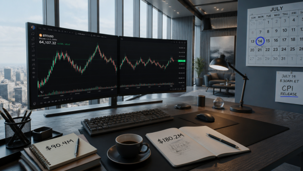 Bitcoin Nears $64,100 as CPI Report Looms July 14
