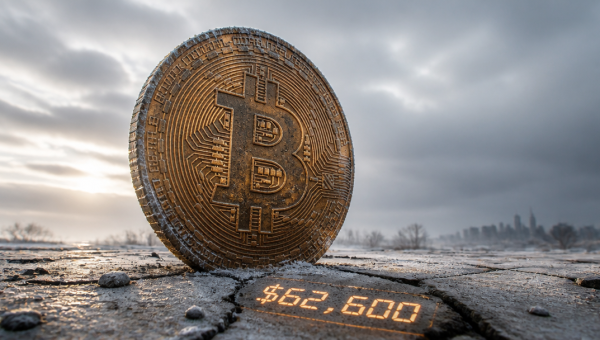 Bitcoin Consolidates at $62,600 After Monday’s $2,600 Selloff