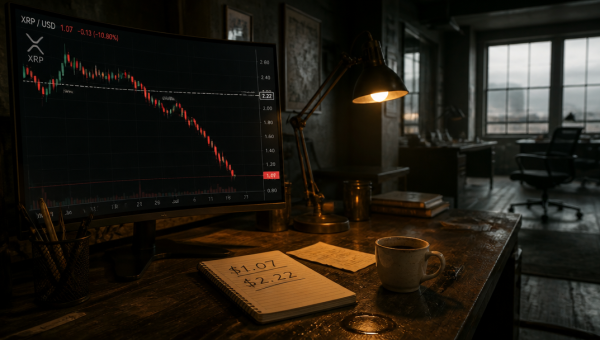 XRP Holders Sitting on 52% Loss as Spot Price Hits $1.07