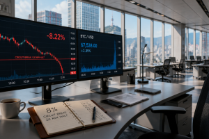KOSPI’s 8.22% Crash Fails to Spark Crypto Rotation