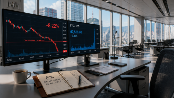 KOSPI’s 8.22% Crash Fails to Spark Crypto Rotation